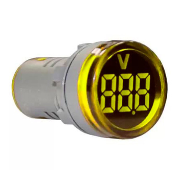Индикатор значения напряжения AD22-RV желтый Энергия, 10 шт - Электрика, НВА - Устройства управления и сигнализации - Сигнальная аппаратура - Магазин электрооборудования Проф-Электрик